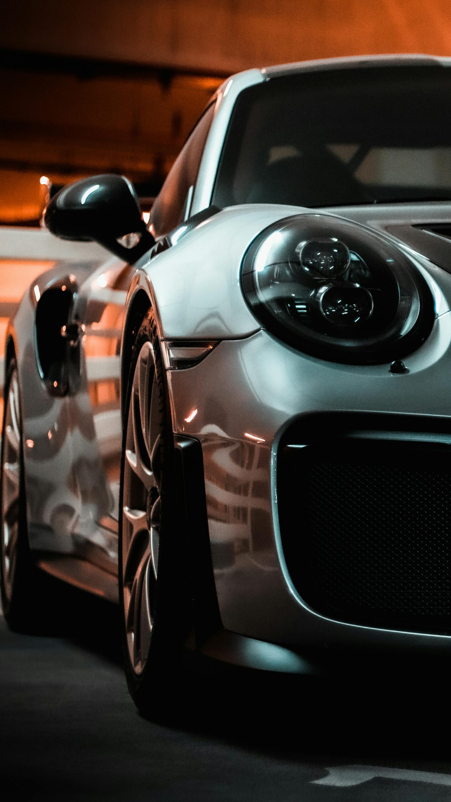 Porsche 911 front detail